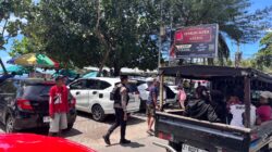 Pantai Pangandaran Dipadati Wisatawan, Polri Hadir Berikan Rasa Aman dan Pelayanan Humanis