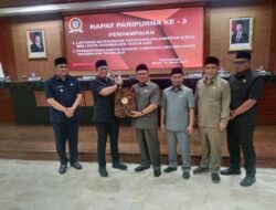 Ketua DPRD Kota Tasik, H.Aslim Pimpin Rapat Paripurna Penyampaian LKPJ Wali Kota Tasik Tahun 2025
