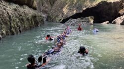 Kunjungan Wisata Ciwayang Body Rafting Pangandaran Cukup Ramai Pasca Lebaran 2026
