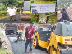 Pemdes Pasanggrahan Subang Realisasikan DD Tahap 1 Tahun 2026, Hotmix Jalan Desa di Kampung Babakan Cikupa Pasir Cina