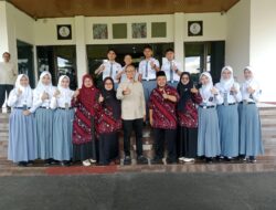 Lepas Siswa SMAN 1 Lomba Cerdas Cermat 4 Pilar, Wali Kota Tasik Menambah Motivasi dan Semangat Siswa