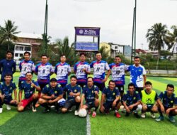Keseruan Pertandingan Persahabatan Mini Soccer Antara Tim SMAN 1 Cigalontang Melawan Tim SMAN 1 Cisayong