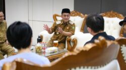 Bupati Tasikmalaya Terima Kunjungan Tim dari Jepang, Membahas Potensi pengembangan Lobster Air Payau