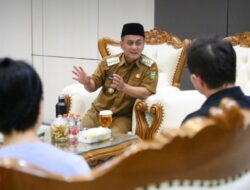 Bupati Tasikmalaya Terima Kunjungan Tim dari Jepang, Membahas Potensi pengembangan Lobster Air Payau