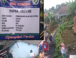 Pemdes Cijengkol Realisasikan Dana Desa Tahun 2026, Pembangunan Jalan Hotmix Gang-gang di Dusun 2