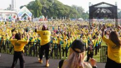 Peringati HUT ke-78, Sekda Subang Hadiri Senam Sehat dan Cek Kesehatan Gratis Massal 