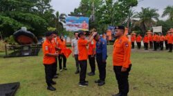 Basarnas Pekanbaru Laksanakan Apel Pembukaan Bimtek Penanggulangan Kebakaran dan Evakuasi Bersama DPKP Kampar serta BPBD