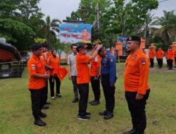 Basarnas Pekanbaru Laksanakan Apel Pembukaan Bimtek Penanggulangan Kebakaran dan Evakuasi Bersama DPKP Kampar serta BPBD