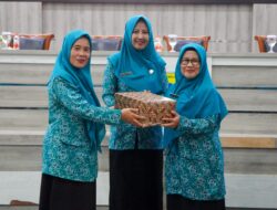 TP-PKK Kabupaten Tasikmalaya Berikan Penghargaan Administrasi Terbaik Kepada TP-PKK Kecamatan Sodonghilir