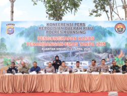 Polda Riau Tindak Ratusan Titik Tambang ilegal