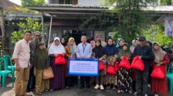 Program TJSL, BRI Cabang Ciamis Salurkan Bantuan Paket Sembako Warga Kurang Mampu