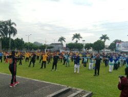 Peringati Hari K3 Sedunia, Pemkot Tasikmalaya Gelar Olahraga Bersama, Kehadiran Kepala OPD Masih Belum Maksimal
