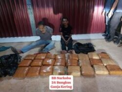 Bareskrim Polri Berhasil Gagalkan Penyelundupan Narkotika Puluhan Kilogram Ganja di Kab Rohul Riau