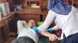 Peringatan Hardiknas 2026, PGRI Kecamatan Indihiang Bersama Disdik Kota Tasikmalaya Gelar Donor Darah 