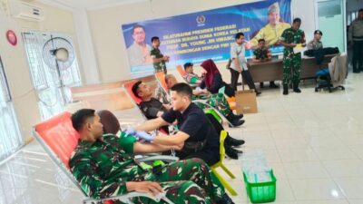 Peringati HPN dan HUT Ke-80, PWI Riau Gelar Aksi Kemanusiaan Donor Darah