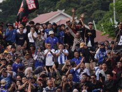 Bupati Subang, Wabup Bersama Kapolres Ikuti Nobar Persib Tundukkan Persija