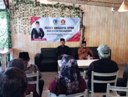 Reses DPRD Pangandaran, Supratman di Desa Purbahayu