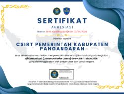 Pangandaran-CSIRT Sukses Rampungkan Uji Komunikasi Gov- CSIRT 2026
