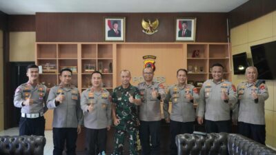 Kapolres Purwakarta dan Dandim 0619, Perkuat Sinergitas TNI-Polri Jaga Kondusivitas Wilayah