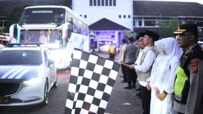 Sekda Subang Lepas Keberangkatan Jamaah Haji Kloter 39 KJT Tahun 1446 H/2026 M