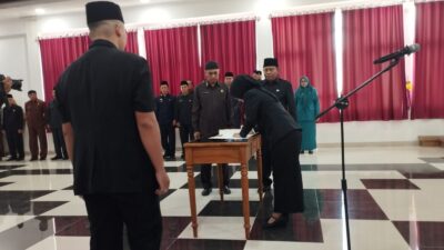 Bupati Citra Pitriyami Lantik Agus Noordin Jadi Pj Sekda Pangandaran, Fokus Benahi Fiskal Daerah
