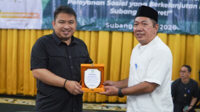 Bupati Subang Hadiri Kegiatan Tasyakur Bi Ni’mah dan Do’a Bersama SDM PKH