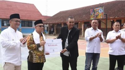 Bupati Bersama Wabup Tasikmalaya Terima Kunker Wamen Dikdasmen RI di SMP Negeri 2 Singaparna