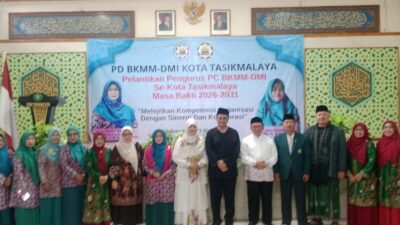 Plh Wali Kota Tasik Hadiri Pelantikan Pengurus PC BKMM-DMI Se-Kota Tasikmalaya
