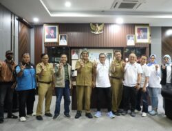 PBVSI Kota Tasik Silaturahmi Ke Plh Wali Kota, H. Oman Pemkot Beri Dukungan Keberangkatan Tim Bola Voli Ke Porprov
