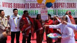 Bupati Pelalawan Resmikan Gedung Sekolah TK, SD dan SMP Assisi