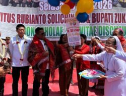 Bupati Pelalawan Resmikan Gedung Sekolah TK, SD dan SMP Assisi