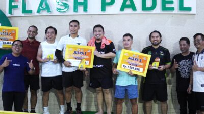 Pererat Silaturahmi dan Sportivitas, Bapor Subang Gelar Ngabret Padel Mini Tournament 