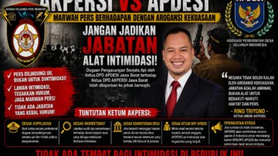 AKPERSI Gugat Arogansi Kekuasaan, APDESI Jabar Didesak Minta Maaf Kepada Insan Pers