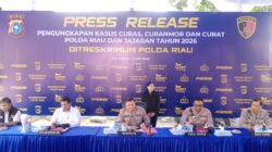 Polda Riau Ungkap Sebanyak 1.333 Kasus Kejahatan Jalanan Sepanjang Januari-Mei 2026
