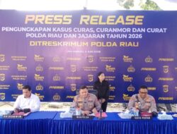 Polda Riau Ungkap Sebanyak 1.333 Kasus Kejahatan Jalanan Sepanjang Januari-Mei 2026