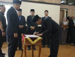 Resmi Dilantik Hanafi Jadi Pj Sekda Kota Tasikmalaya, Walikota Viman Sampaikan Pesan Ini