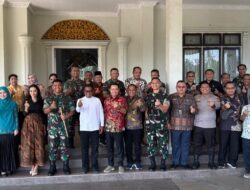 Suasana Hangat dan Penuh Keakraban, Bupati dan Wabup Pelalawan Sambut Kunker Danrem 031/Wira Bima