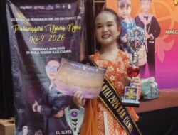 Siswa Binaan Demode Artist Management, Salwa Azia Althafunisa, Raih Pinilih 1 ” Pasanggiri Ujang Nyai 2026 “Ciamis