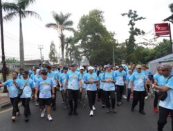 Meriahkan Hari Bhayangkara Ke-80, Polres Tasikmalaya Kota Gelar Funwalk dan Donor Darah