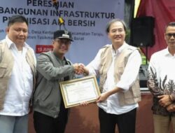 Bupati Tasikmalaya Resmikan Pembangunan Pipanisasi Air Bersih di Taraju, Investasi Jangka Panjang Bagi Masyarakat