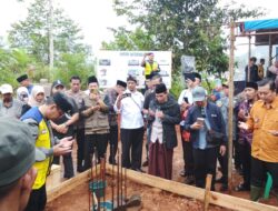 Bupati Tasikmalaya Hadiri dan Lakukan Peletakan Pembangunan Batu Pertama Gedung Islamic Center Sodonghilir, Berikan Bantuan Rp.100 Juta