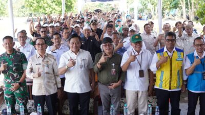 Sekda Subang Hadiri Kegiatan Gerakan Percepatan Semai, Olah Lahan, dan Tanam Serentak Kementerian Pertanian