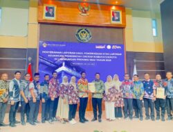 Wabup Pelalawan Didampingi Ketua DPRD Terima WTP LKPD Anggaran Tahun 2025 dari BPK RI