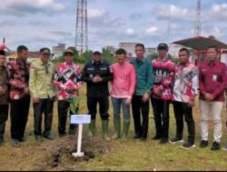 Dongkrak Perekonomian Masyarakat, Bupati Pelalawan Tanam Bibit Pohon Aren di Kecamatan Kuala Kampar