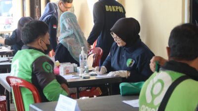 Sambut Hari Bhayangkara ke-80, Polres Purwakarta Gelar Bhakti Kesehatan Gratis untuk Personel dan Pengemudi Ojol