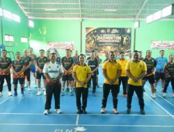 Perlombaan Bulutangkis Bhayangkara Cup Meriahkan Peringatan Hari Bhayangkara ke-80 di Polres Purwakarta