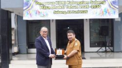 Bupati Subang Hadiri Pelantikan Pengurus Koni Subang Masa Bhakti 2026-2030 