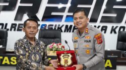Kapolres AKBP Andi Purwanto Bersama Pejabat Utama Polres Tasikmalaya Kota Sambut Kunker Kompolnas RI