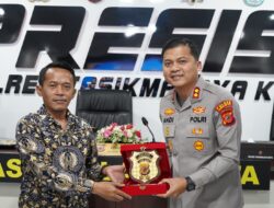 Kapolres AKBP Andi Purwanto Bersama Pejabat Utama Polres Tasikmalaya Kota Sambut Kunker Kompolnas RI