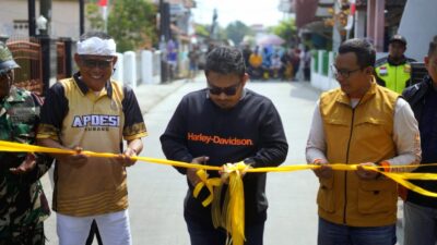 Resmikan Jalan Pamanukan Hilir, Kang Rey Tegaskan Pembangunan Tidak Berhenti Di Sini